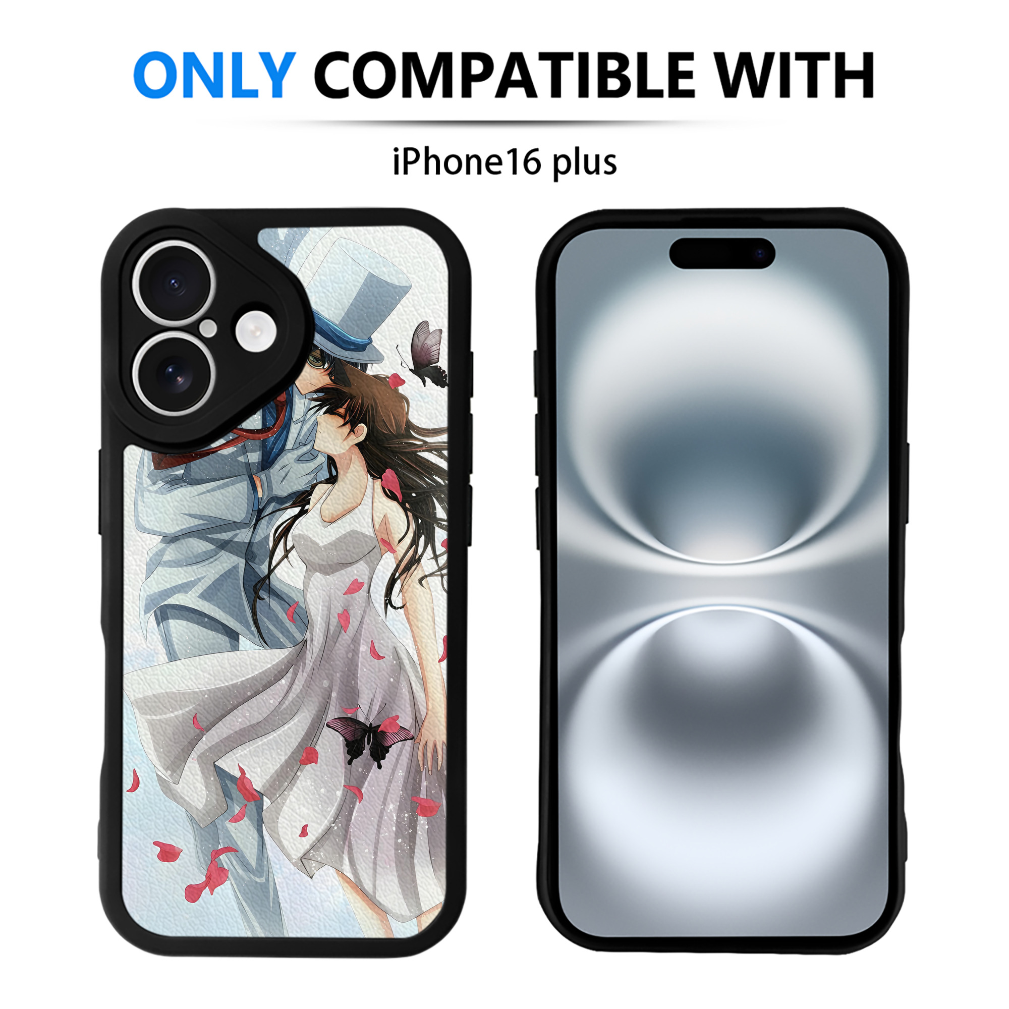 （画像用） 名探偵コナン Detective Conan 【iPhone 16シリーズ対応】シリコンスマホケース（レザー調） 材質：シリコン